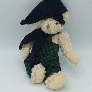 Gund Fancy Pants Bear 8741 St. Patty's Day Plaid Green 9"